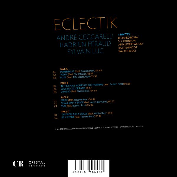 CRV001 - 3521381566468 - André Cecarrelli - Hadrien Féraud - Sylvain Luc - Eclectik - BACK