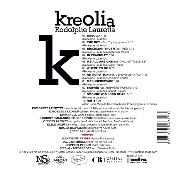 CR344 - 3521383467473 - Rodolphe Lauretta - Kreolia - BACK