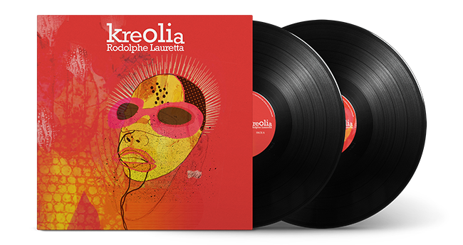 Cristal Records - Rodolphe Lauretta - Kreolia - Vinyl - Mockup